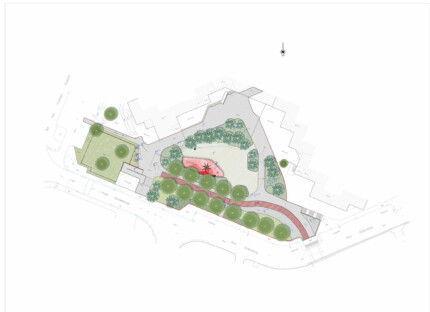 Un square pour la place Troisdorf  création d&rsquo;îlot de fraîcheur  91 Evry-Courcouronnes - Parcs & jardins