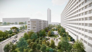 Dalle Marcel Lamour  Quartier les Agnettes  Gennevilliers - Renouvellement urbain