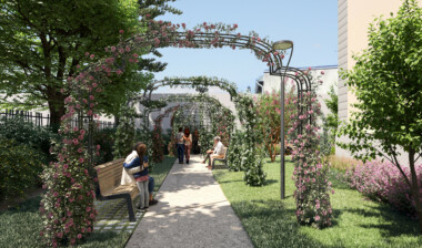 Requalification Square Yves Morel 95 Bezons - Parcs & jardins