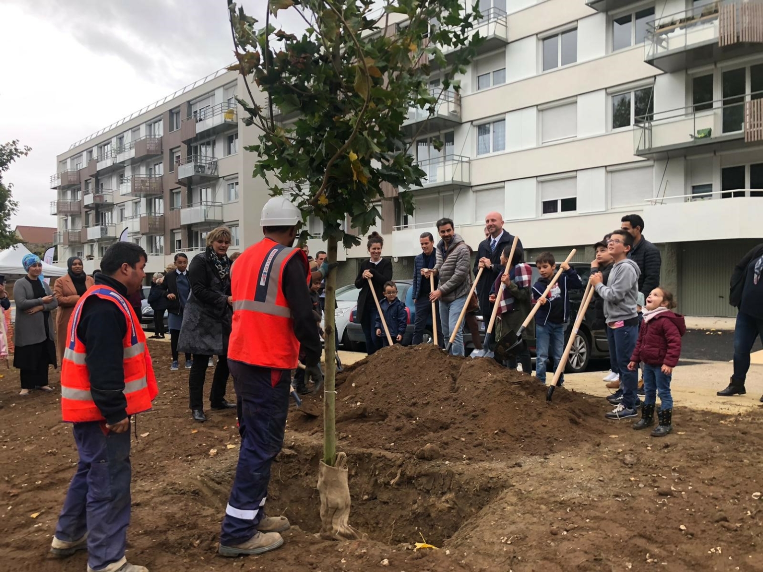 Inauguration de la résidence porte du Vexin à HARDRICOURT.