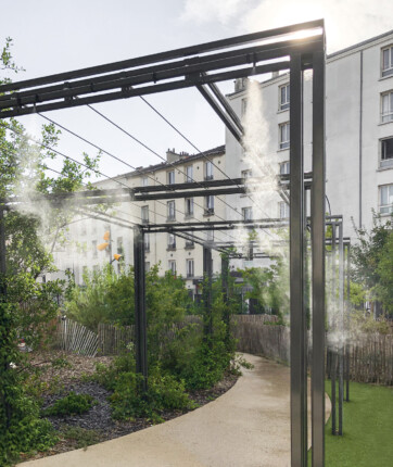 Square Anne-Franck Requalification 93 Pantin - Parcs & jardins